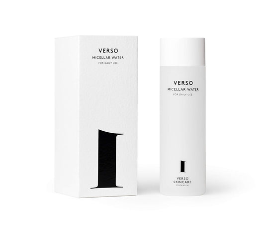 Verso Skin Care | Micellar Water Face Cleanser | Calming Gentle Face Cleanser for Youthful Skin | Face Care Made Easy (6.7 fl oz)