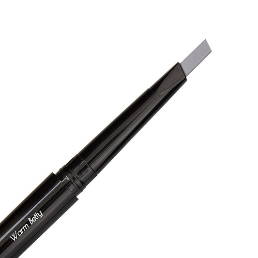 Warm Betty: Light Gray Eyebrow Pencil �C Waterproof, Double-Ended Automatic Angled Tip &amp; Spoolie Brush, Cruelty-Free
