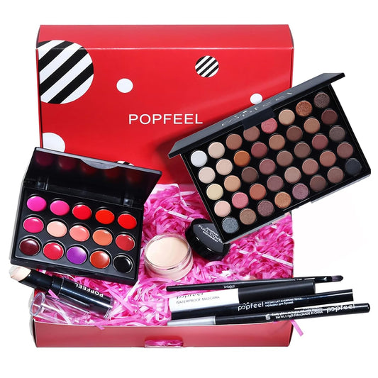 VolksRose Makeup Kit for Women, All in One Makeup Gift Set for Women and Teen Girl, Full Makeup Kit with Lipgloss Eyeshadow Palette Concealer Stick Mascara Eyeliner Pencil Eye Shadow Brush