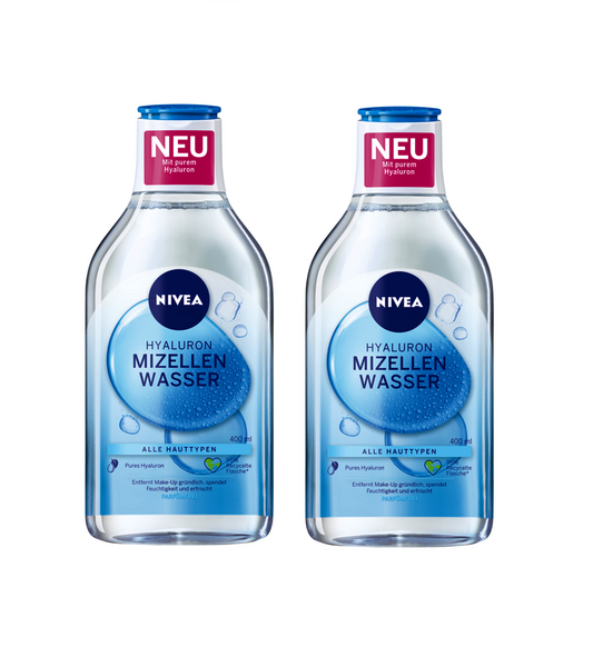2xPack Nivea Hydra Skin Effect Micellar Water - 800 ml